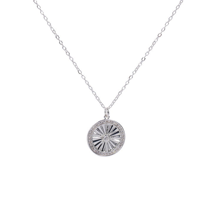 Azha Silver Necklace & Christmas Bauble Gift Set