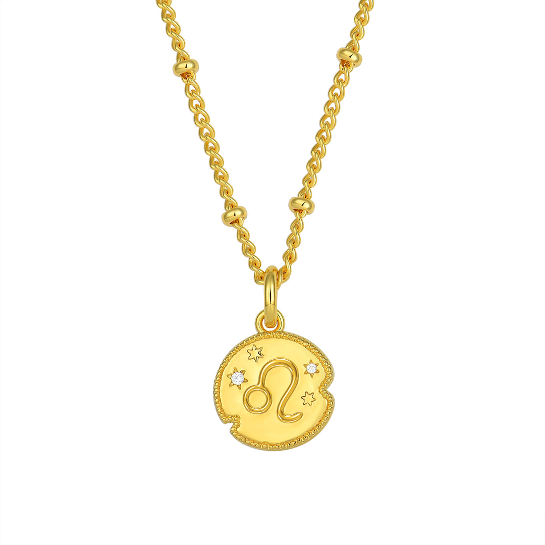 Leo Zodiac Pendant Necklace