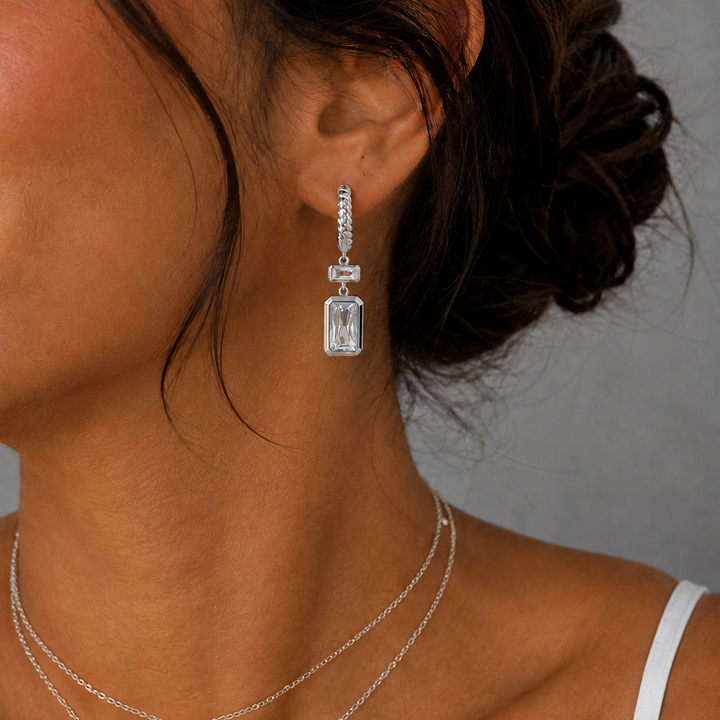 Jamal Earrings Silver