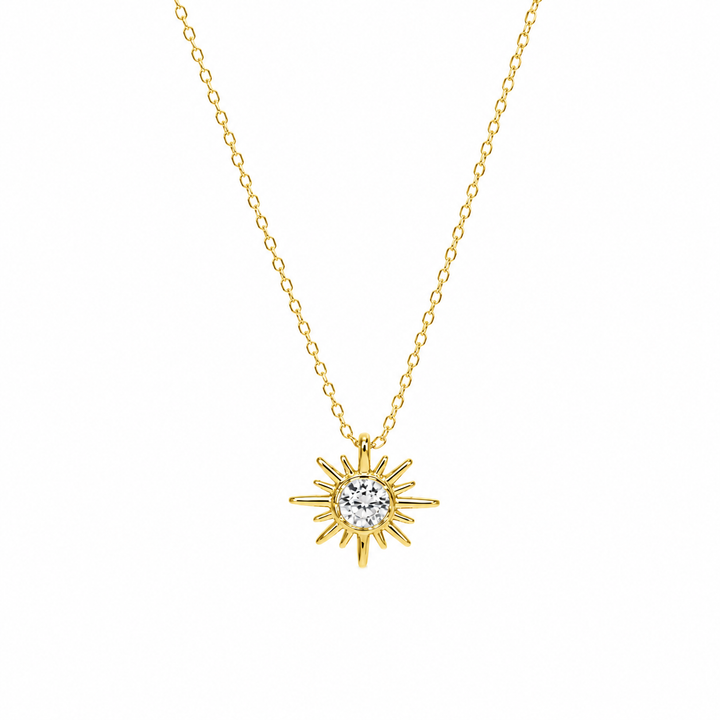 Sun gaze necklace Gold