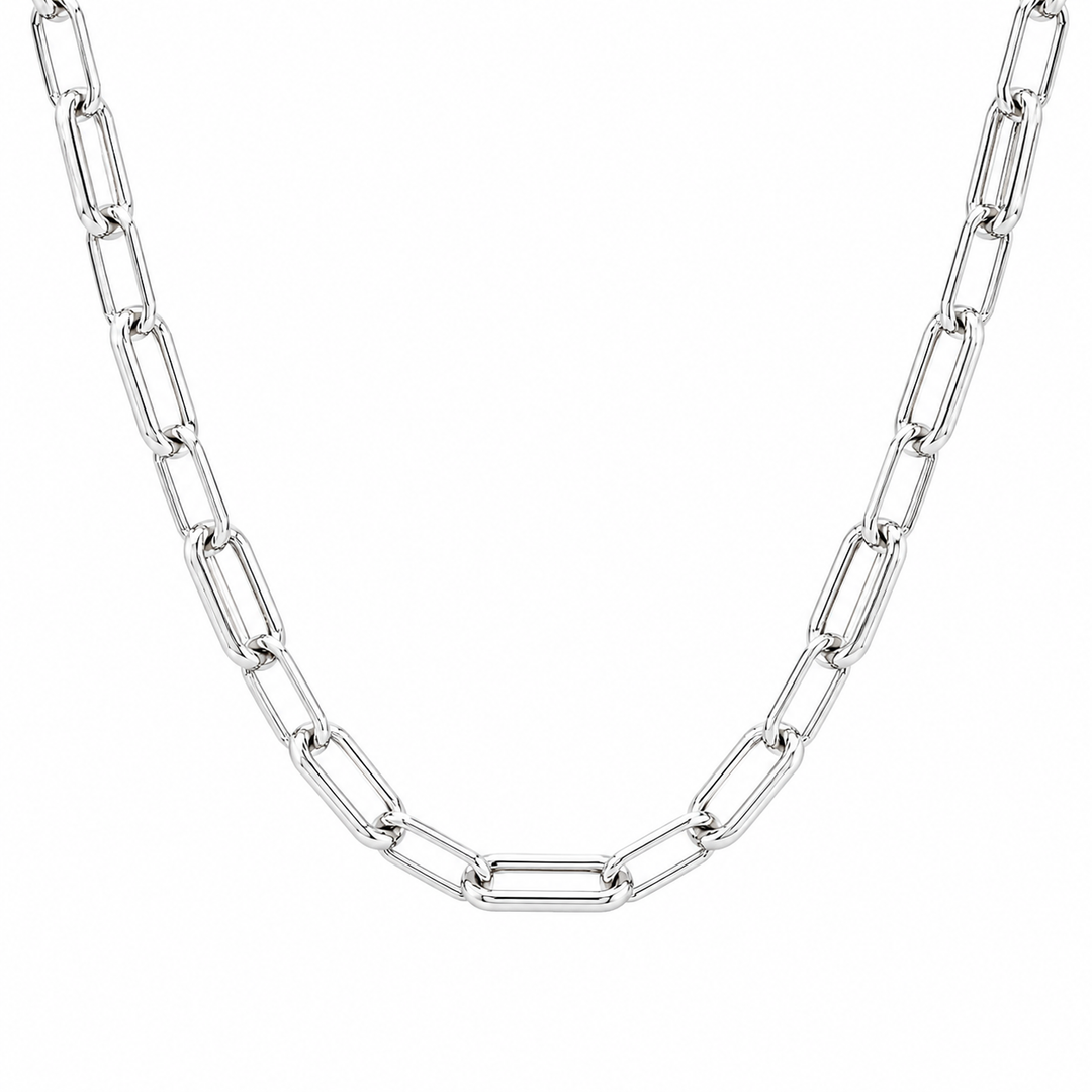 Classic Link Necklace Silver