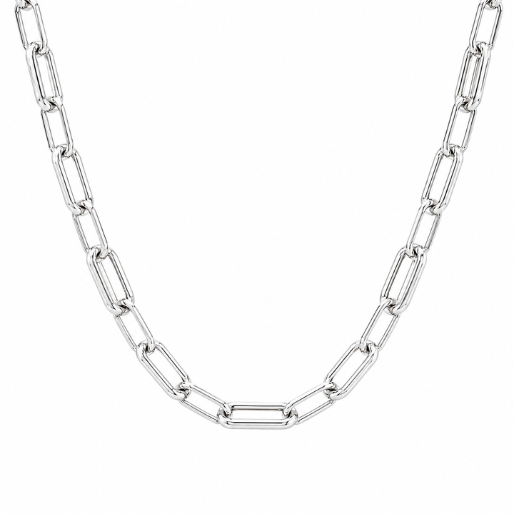 Classic Link Necklace Silver