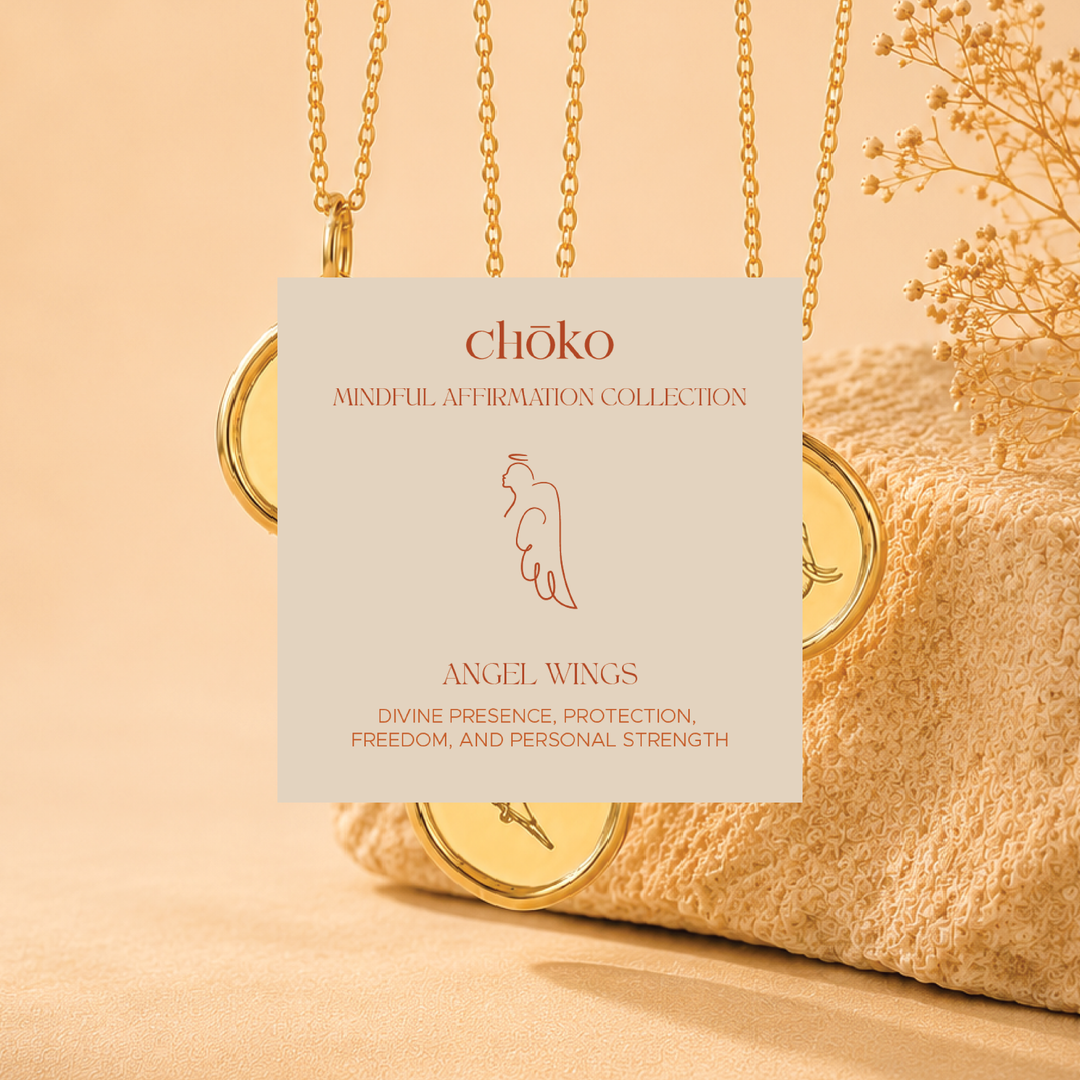 Angel Wings Affirmation Necklace
