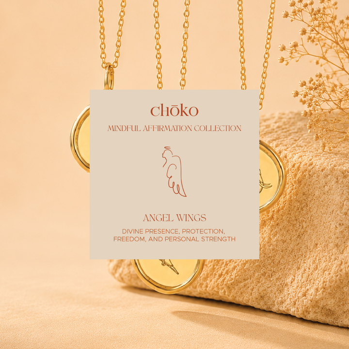 Angel Wings Affirmation Necklace