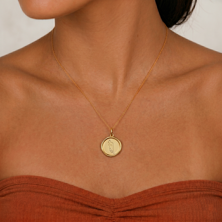 Angel Wings Affirmation Necklace