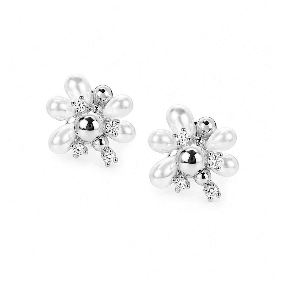 Belva Earrings Silver