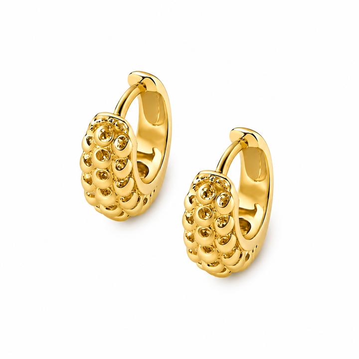 Dar Huggie Earrings Gold