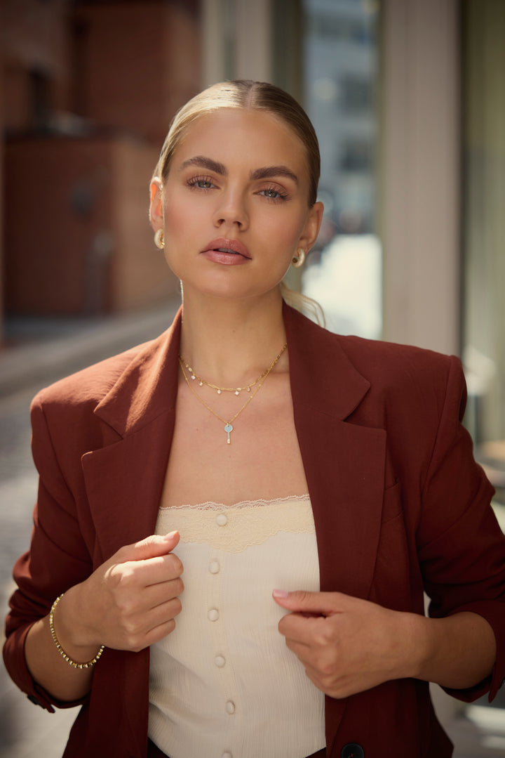Key Necklace Gold