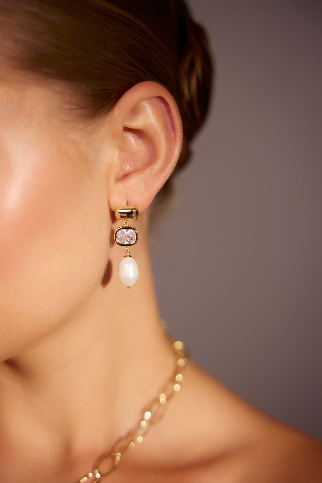 Saori Earrings in Gold