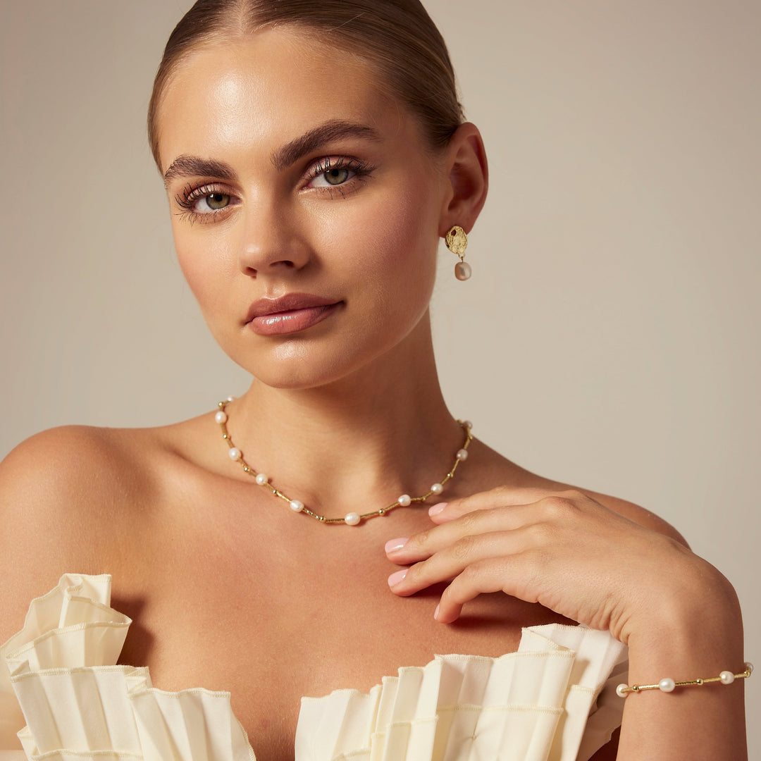 Vela Necklace Gold