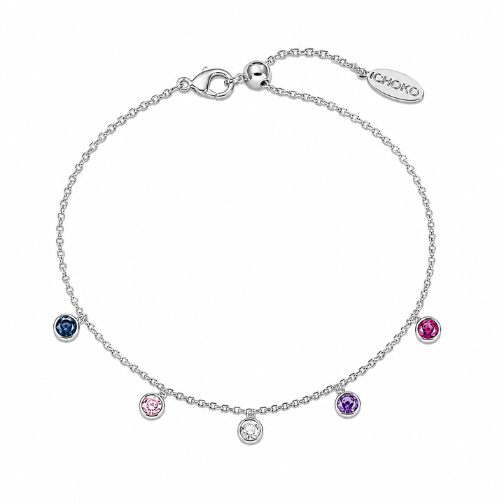 Rainbow Row Bracelet Silver