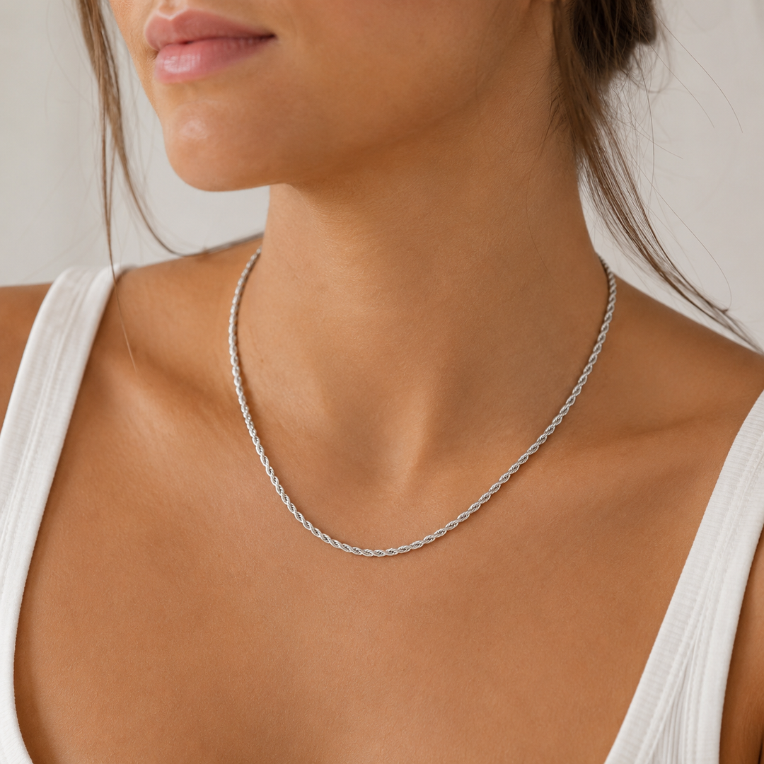 Azure Necklace Silver