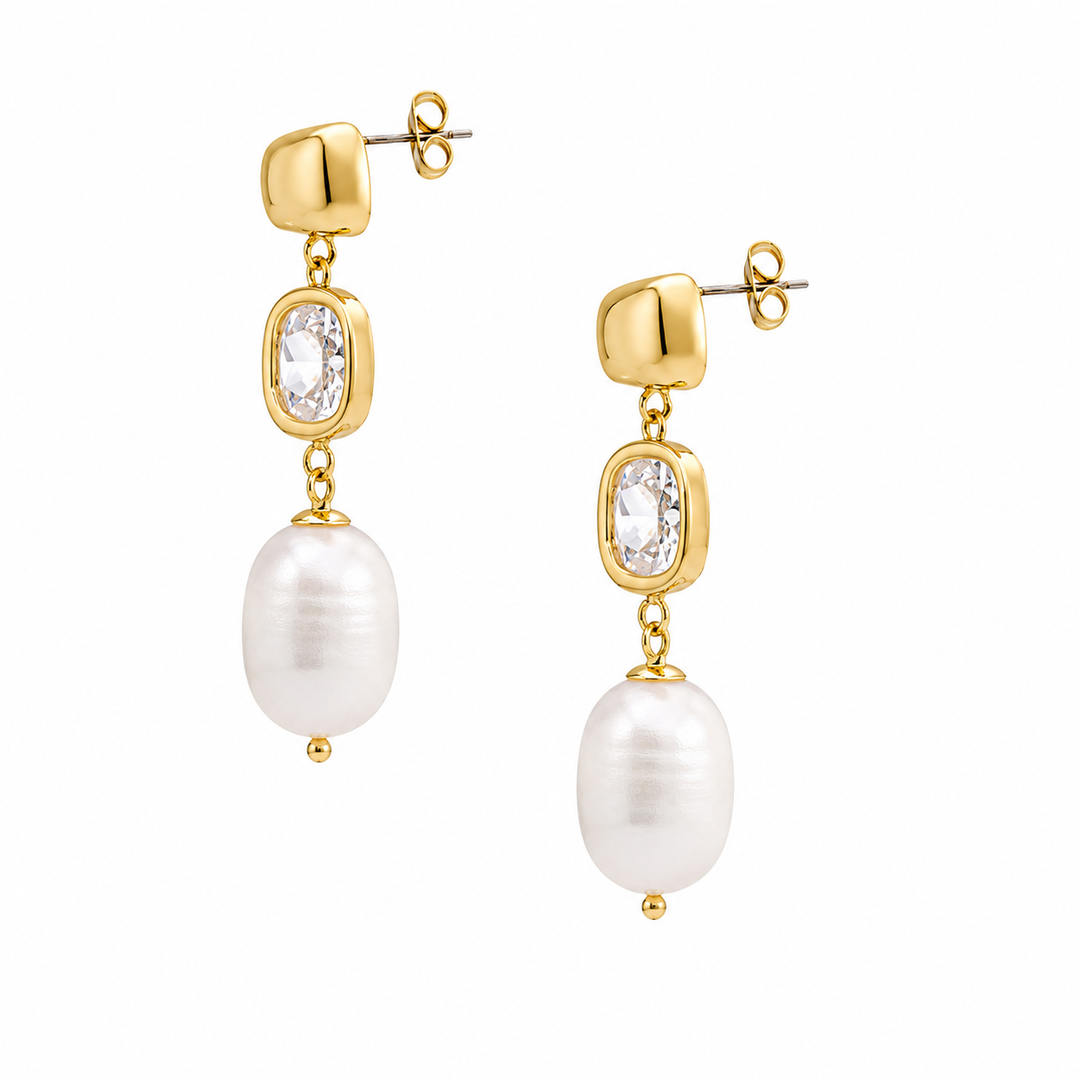 Saori Earrings in Gold