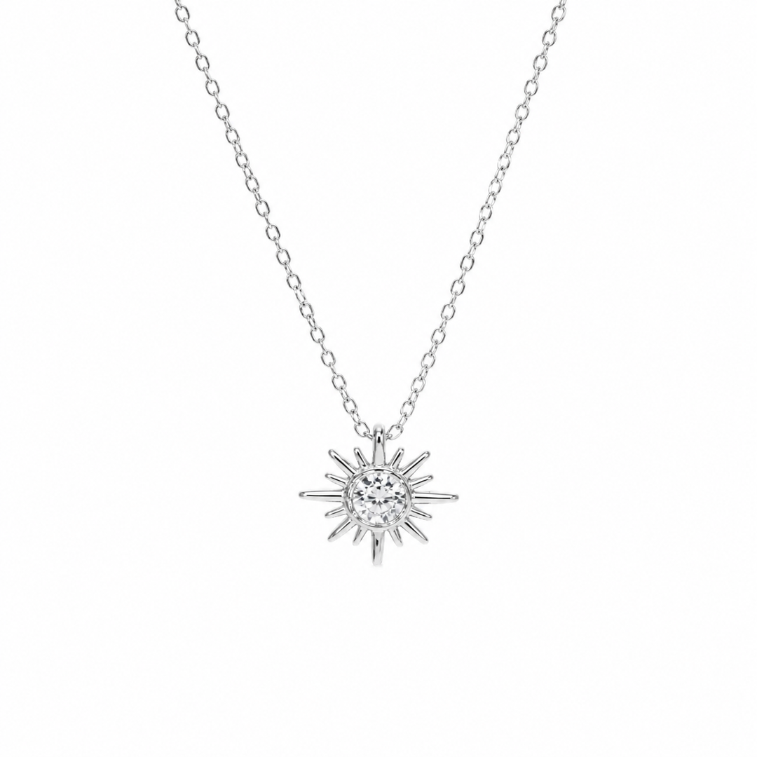 Sun gaze necklace Silver