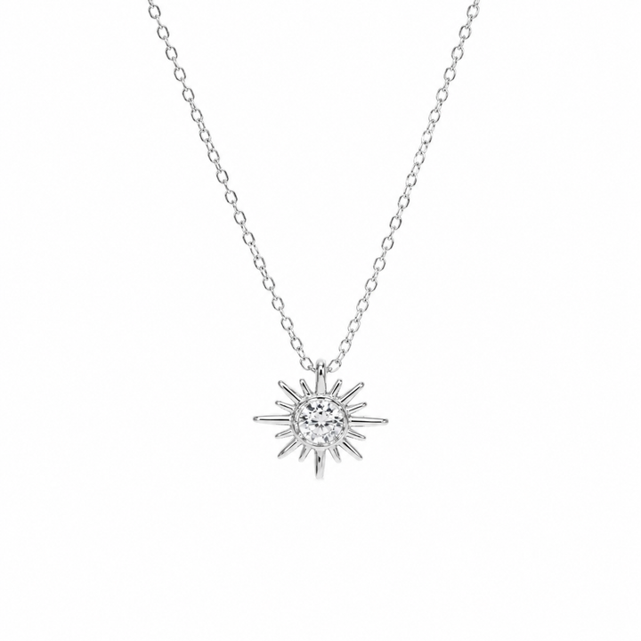 Sun gaze necklace Silver