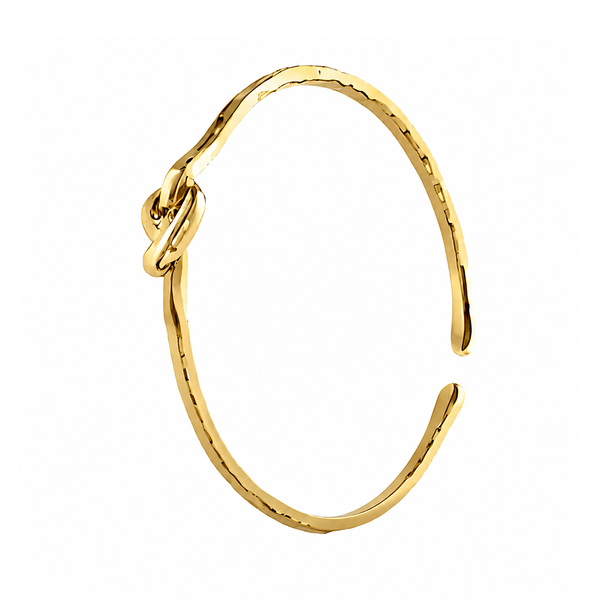 Friendship Knot Bangle Gold