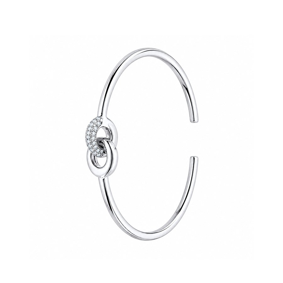 Friendship Bangle Silver