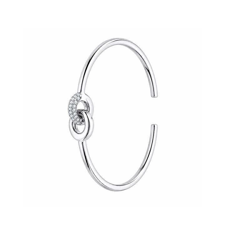 Friendship Bangle Silver
