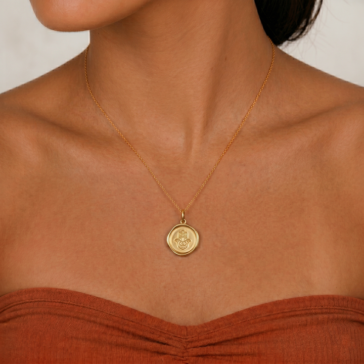 Hamsha Affirmation Necklace