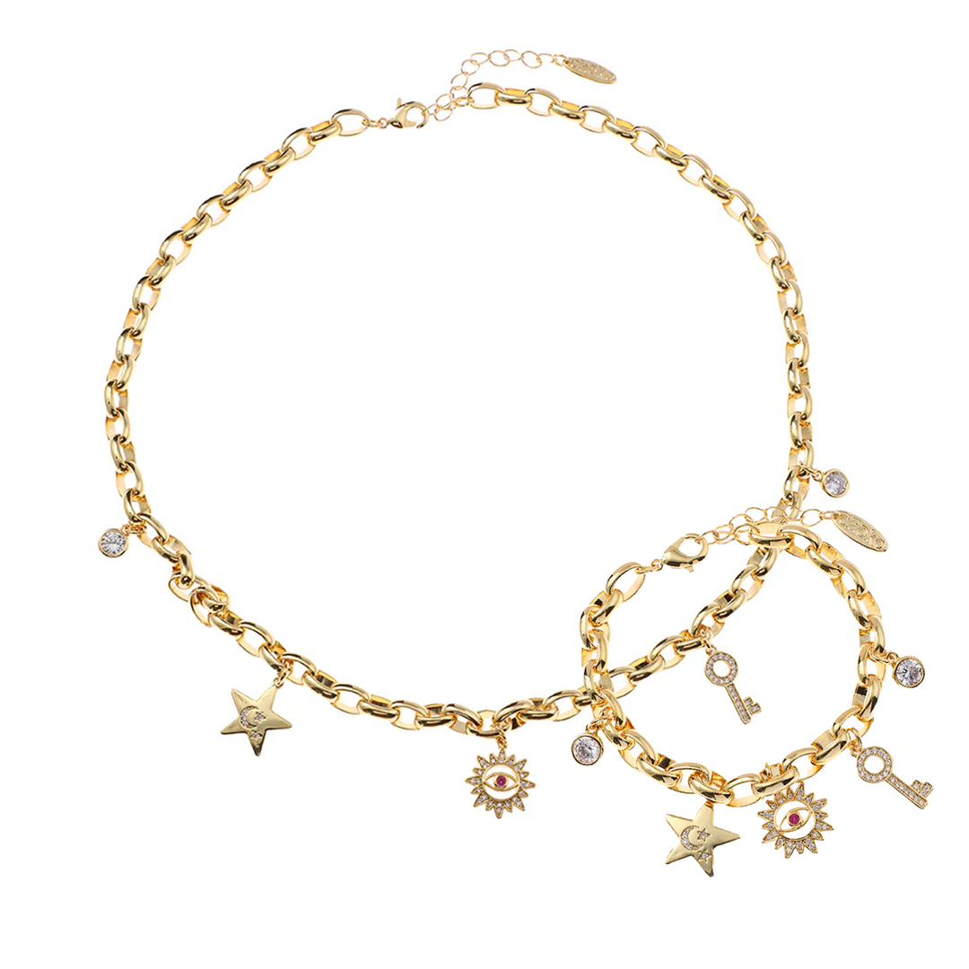 Helene Charm Gold Gift Set