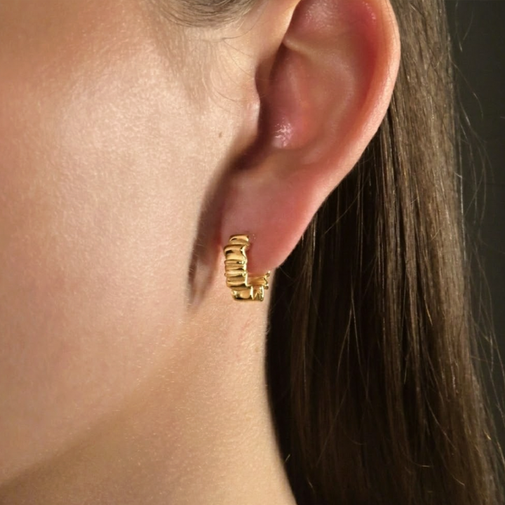 Lexi Hoop Earrings Gold