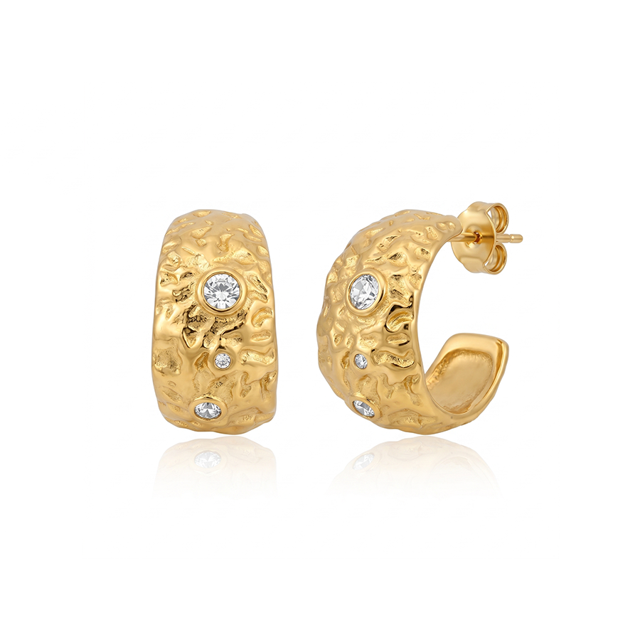 Lisa Hoop Earrings Gold
