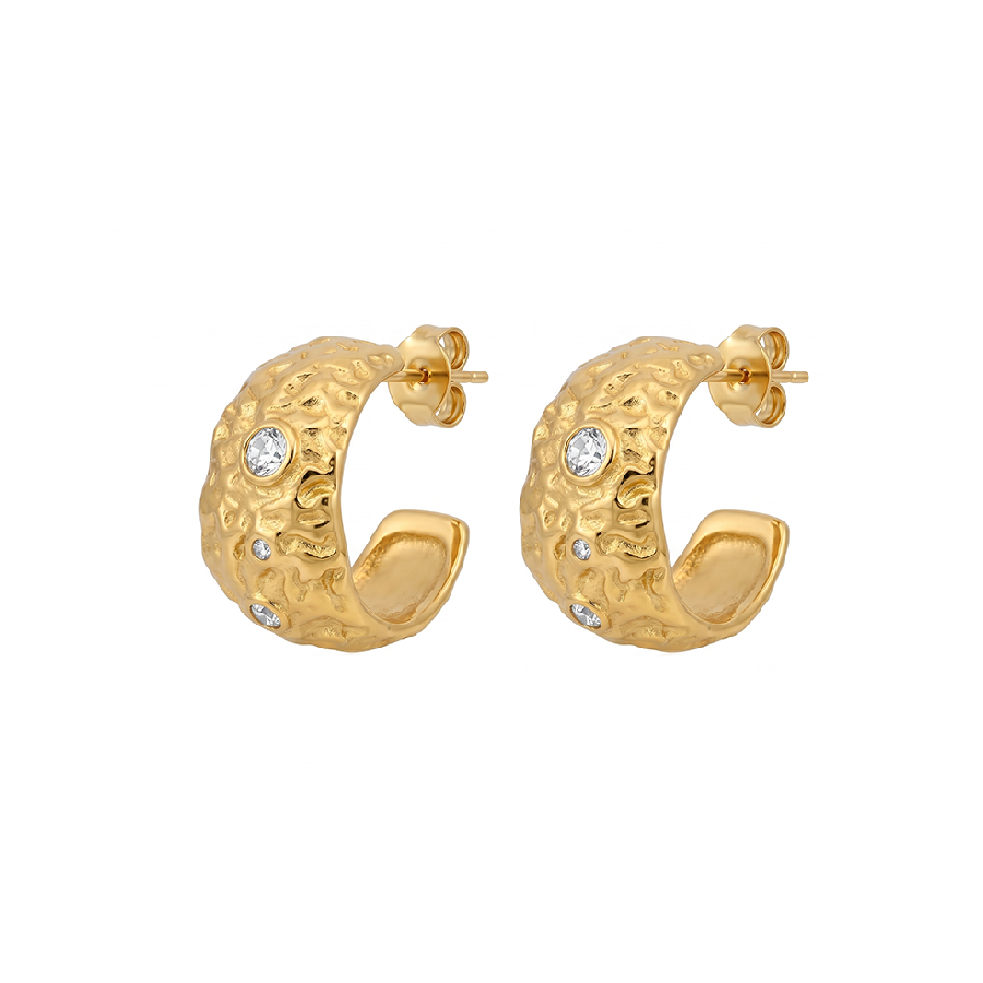 Lisa Hoop Earrings Gold