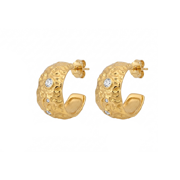 Lisa Hoop Earrings Gold