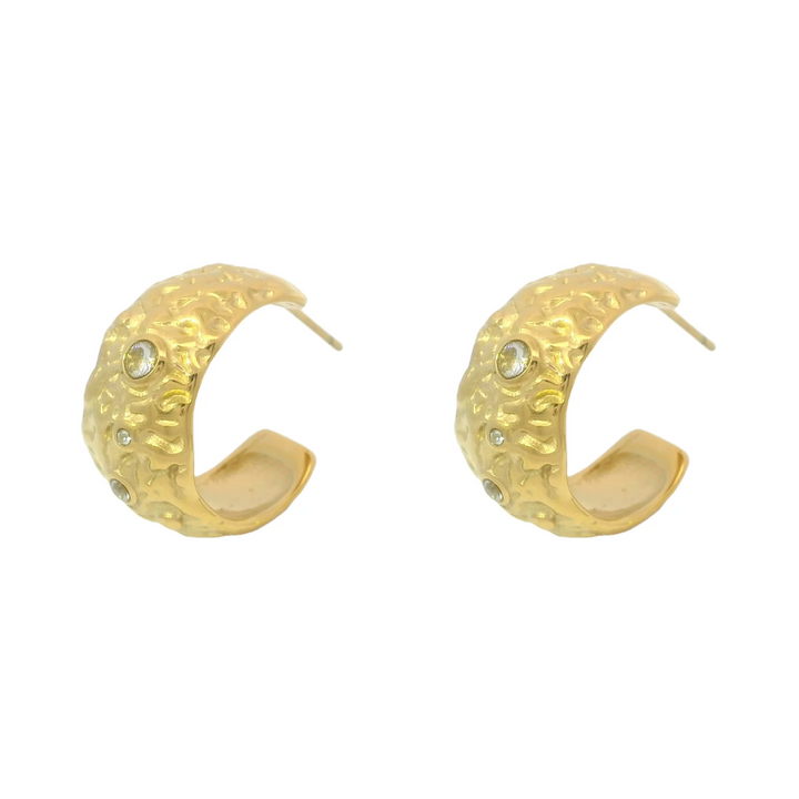 Lisa Hoop Earrings Gold