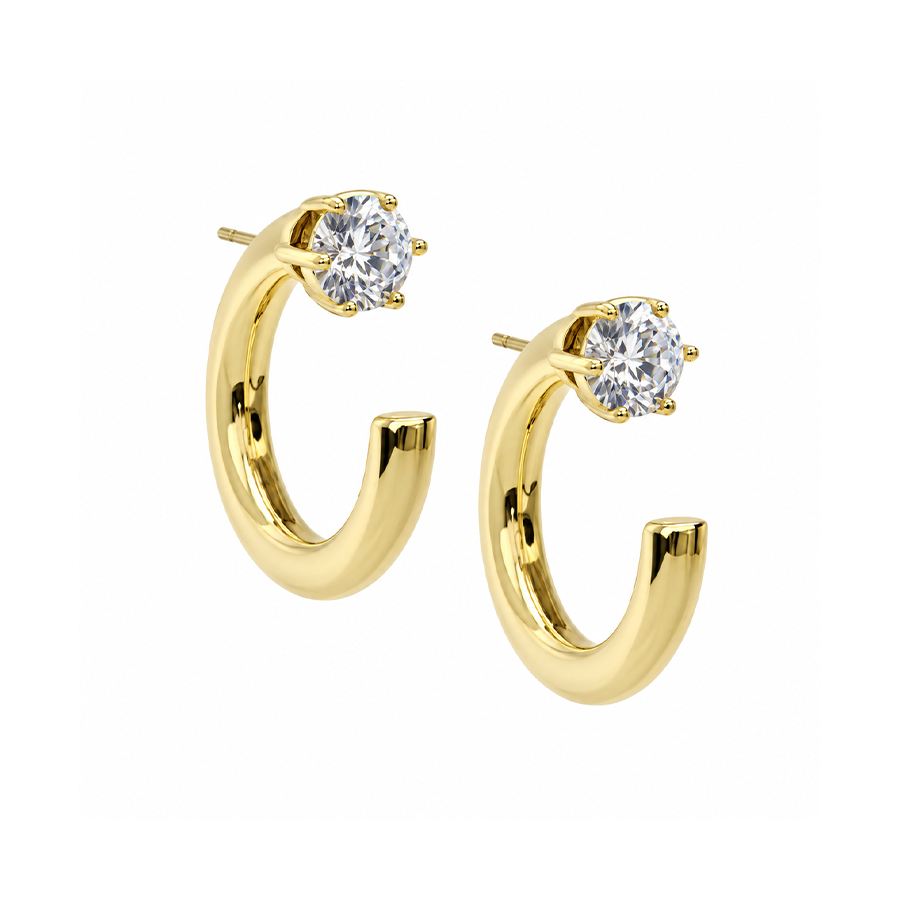 Monet Hoop Earrings Gold
