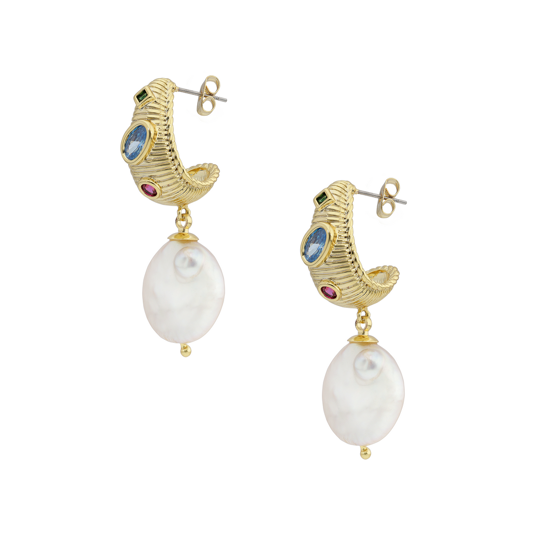 Noa Earrings in Gold